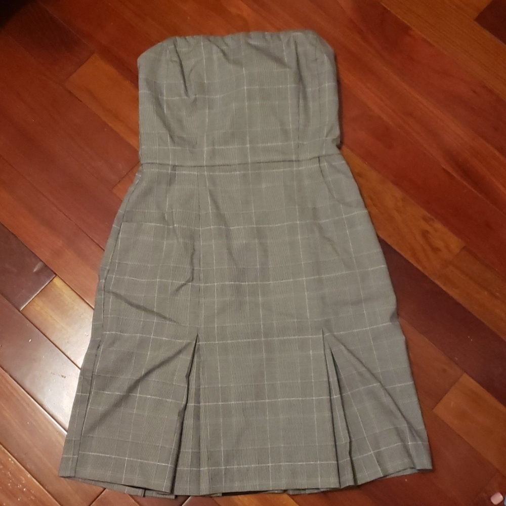 Plaid mini dress